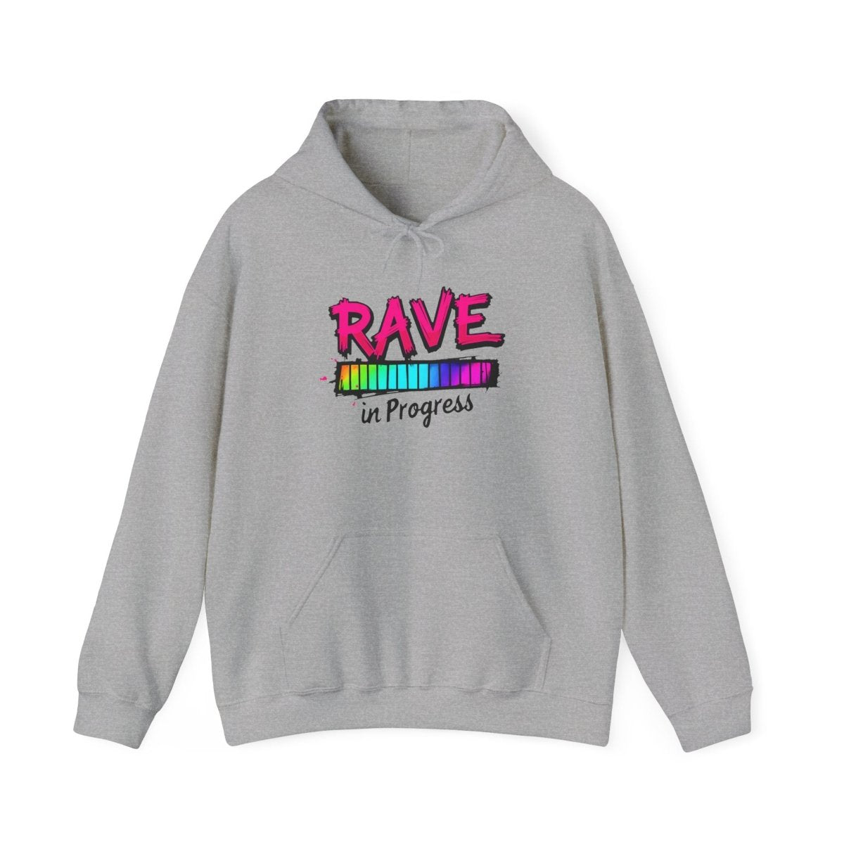 Rave in Progress Hoodie - TeeGerDesign - Hoodie - DTG