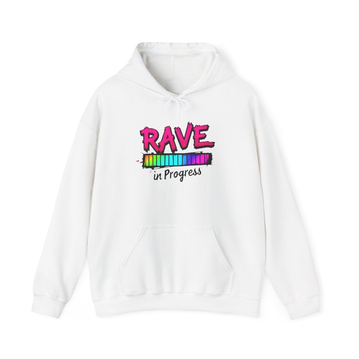 Rave in Progress Hoodie - TeeGerDesign - Hoodie - DTG