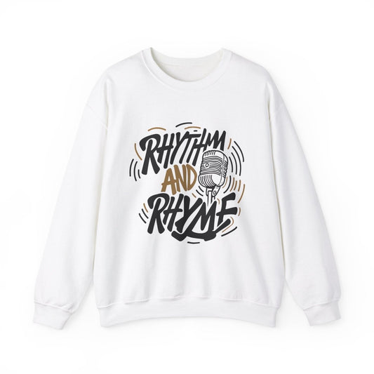 Rhythm and Rhyme Pullover - TeeGerDesign - Sweatshirt - Crew neck