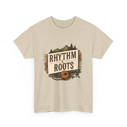 Rhythm and Roots T - Shirt – Banjo Design - TeeGerDesign - T - Shirt - Crew neck