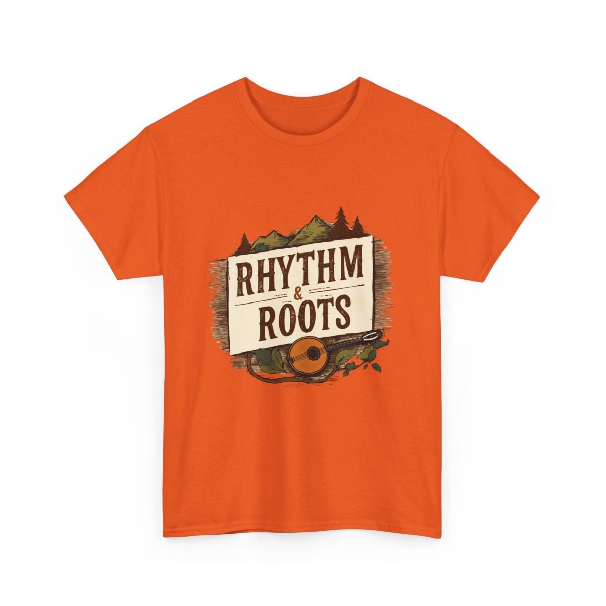 Rhythm and Roots T - Shirt – Banjo Design - TeeGerDesign - T - Shirt - Crew neck