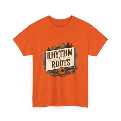 Rhythm and Roots T - Shirt – Banjo Design - TeeGerDesign - T - Shirt - Crew neck