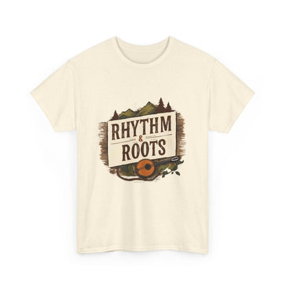 Rhythm and Roots T - Shirt – Banjo Design - TeeGerDesign - T - Shirt - Crew neck