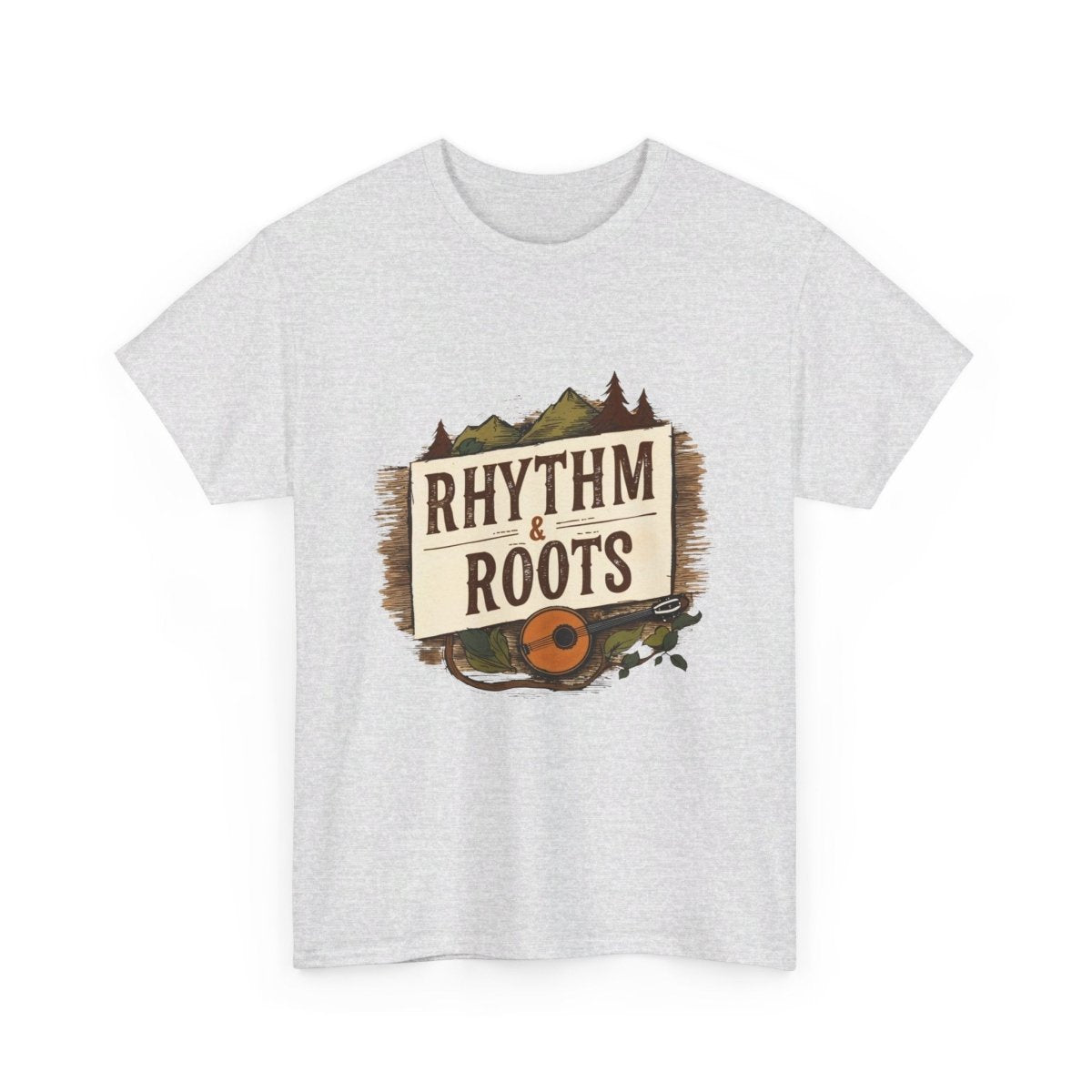 Rhythm and Roots T - Shirt – Banjo Design - TeeGerDesign - T - Shirt - Crew neck