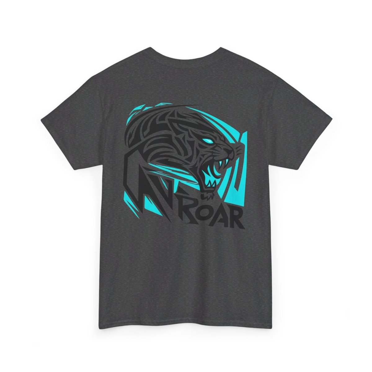 Roar Edgy Tiger T - Shirt mit Druck auf dem Rücken - TeeGerDesign - T - Shirt - Crew neck