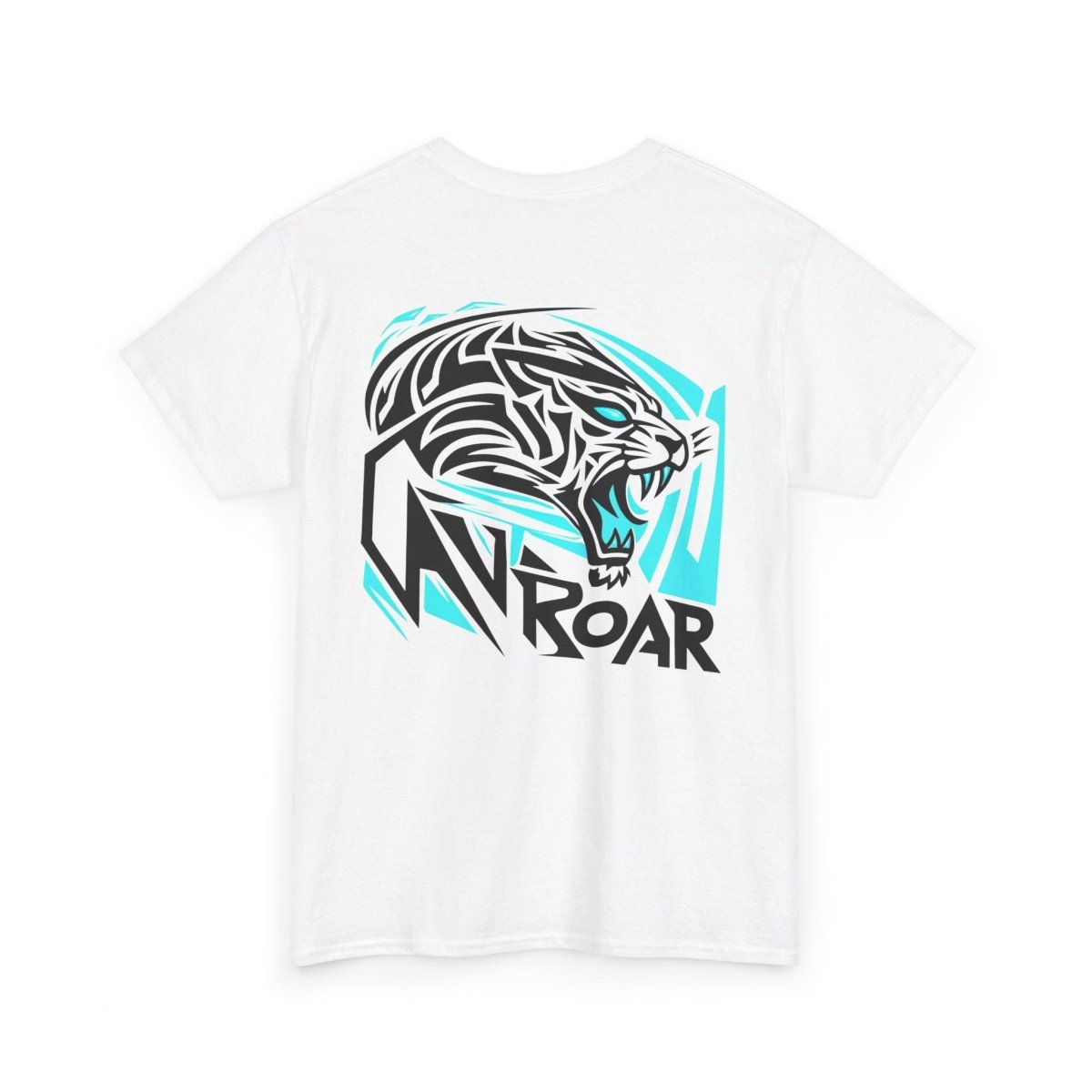 Roar Edgy Tiger T - Shirt mit Druck auf dem Rücken - TeeGerDesign - T - Shirt - Crew neck