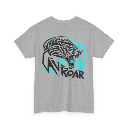 Roar Edgy Tiger T - Shirt mit Druck auf dem Rücken - TeeGerDesign - T - Shirt - Crew neck