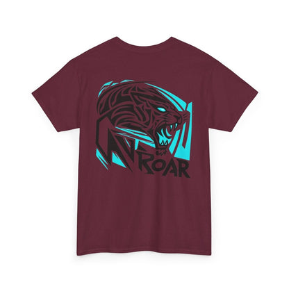 Roar Edgy Tiger T - Shirt mit Druck auf dem Rücken - TeeGerDesign - T - Shirt - Crew neck