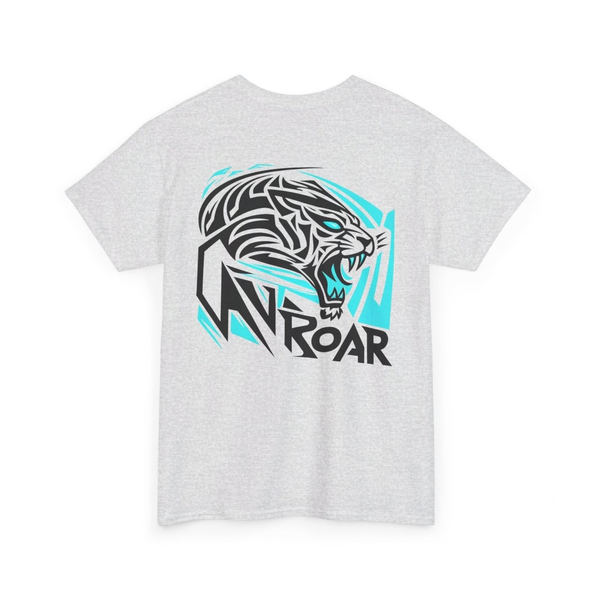 Roar Edgy Tiger T - Shirt mit Druck auf dem Rücken - TeeGerDesign - T - Shirt - Crew neck