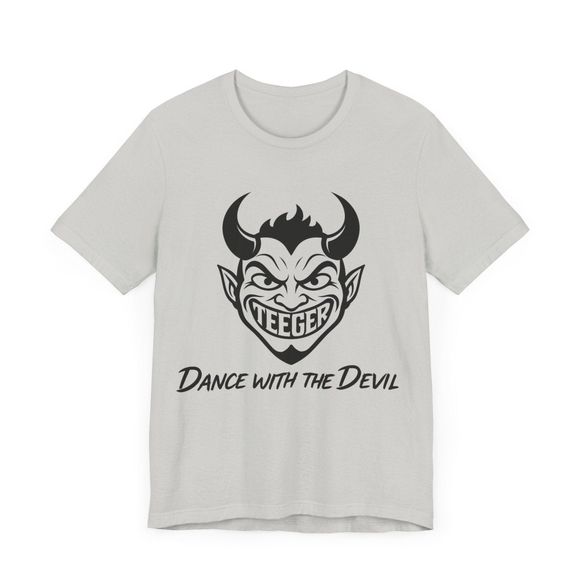 Rufus TeeGer Dance With The Devil - Grinning Devil Frontprint Shirt - TeeGerDesign - T-Shirt - 3001