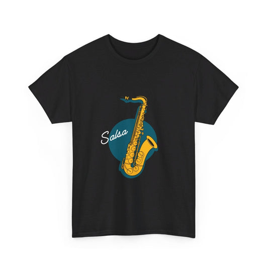 Salsa T - Shirt mit Saxophon - TeeGerDesign - T - Shirt - Crew neck