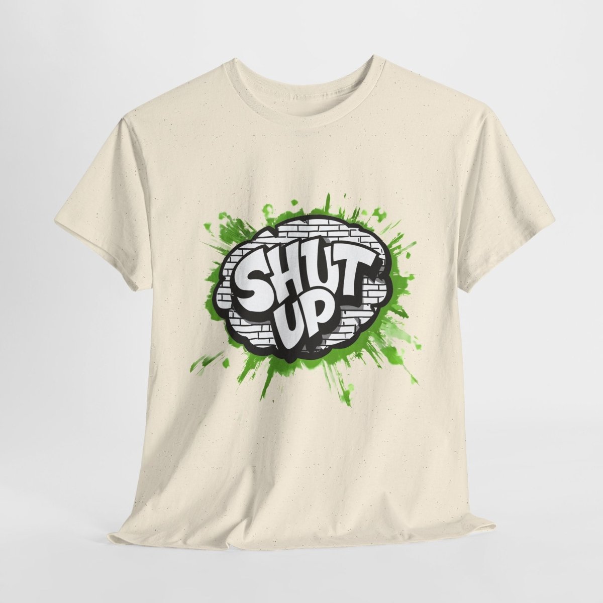 Shut Up Graffiti T-Shirt – Urban Streetwear mit Graffiti - Style - TeeGerDesign - T-Shirt - Crew neck