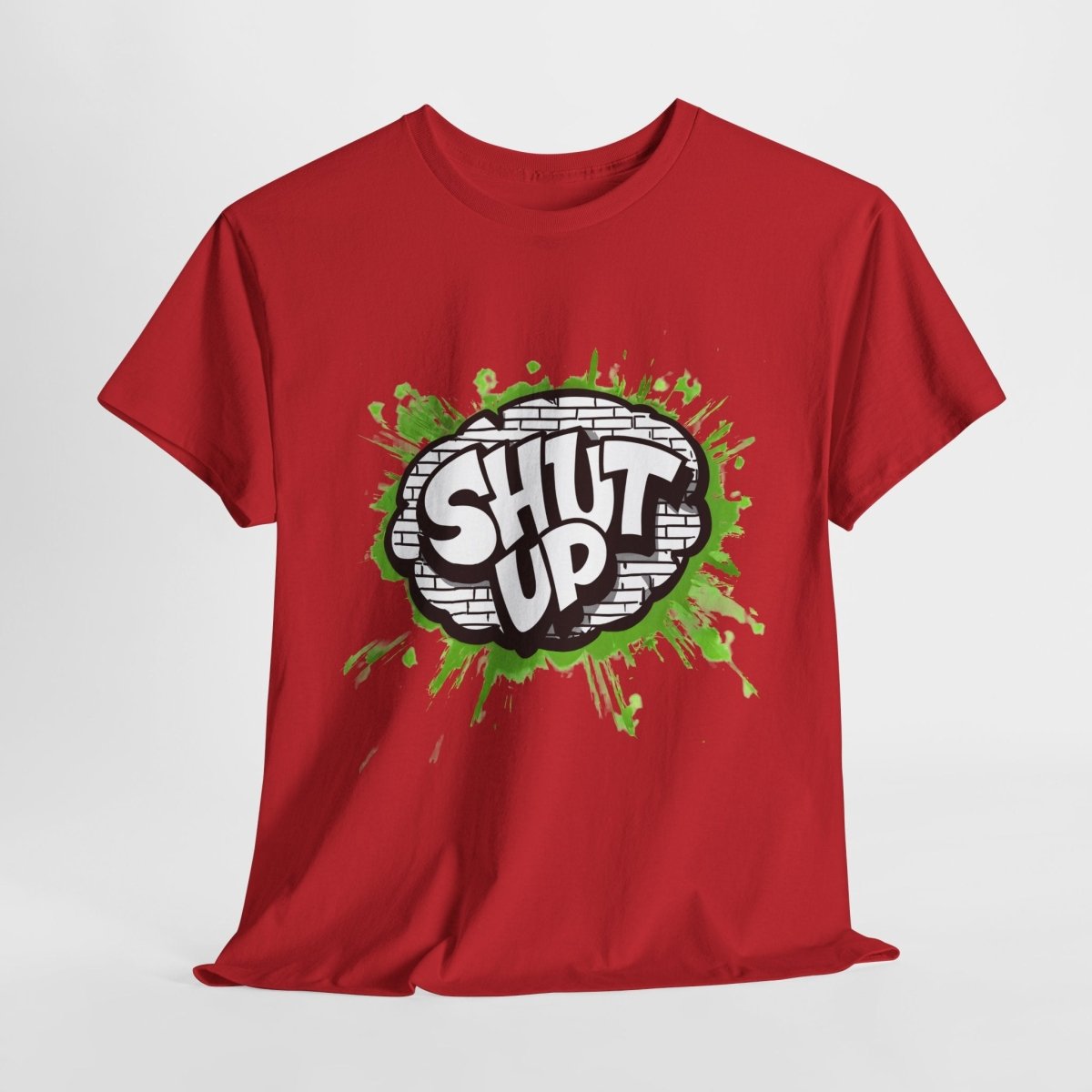 Shut Up Graffiti T-Shirt – Urban Streetwear mit Graffiti - Style - TeeGerDesign - T-Shirt - Crew neck