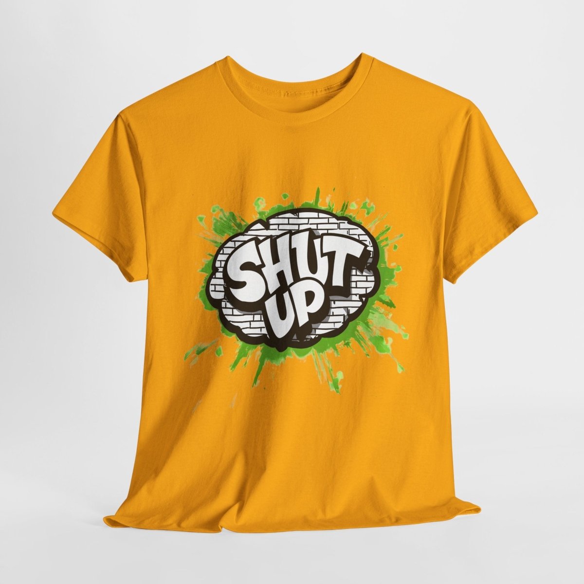 Shut Up Graffiti T-Shirt – Urban Streetwear mit Graffiti - Style - TeeGerDesign - T-Shirt - Crew neck