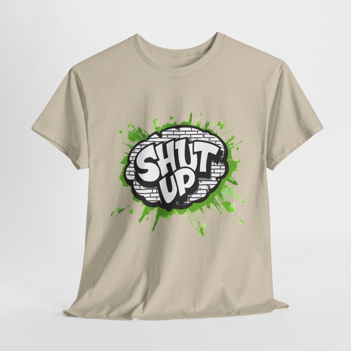 Shut Up Graffiti T-Shirt – Urban Streetwear mit Graffiti - Style - TeeGerDesign - T-Shirt - Crew neck