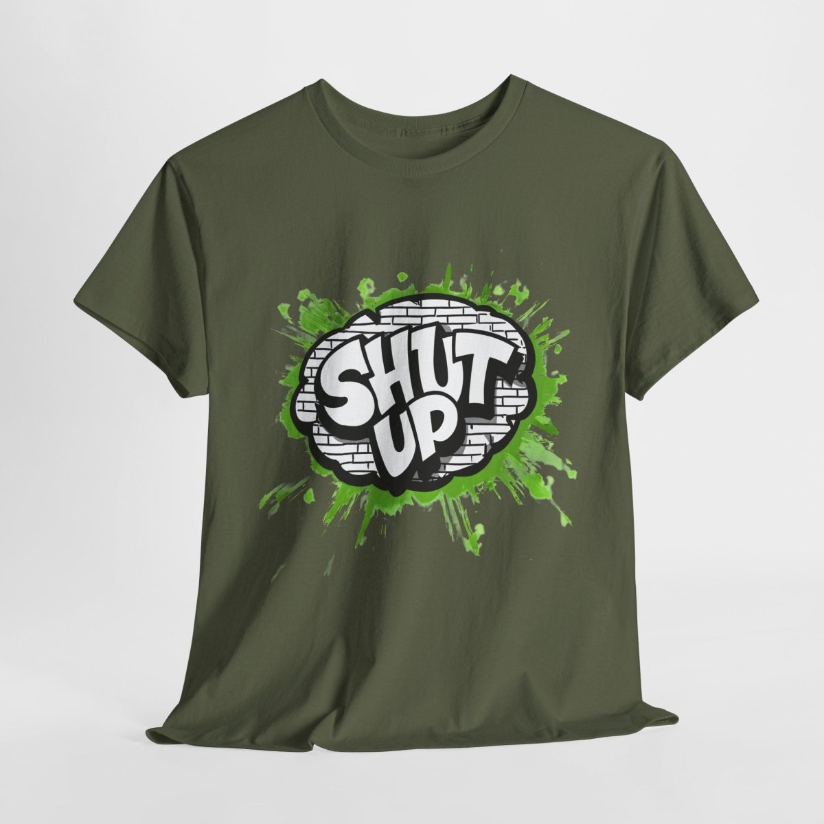 Shut Up Graffiti T-Shirt – Urban Streetwear mit Graffiti - Style - TeeGerDesign - T-Shirt - Crew neck