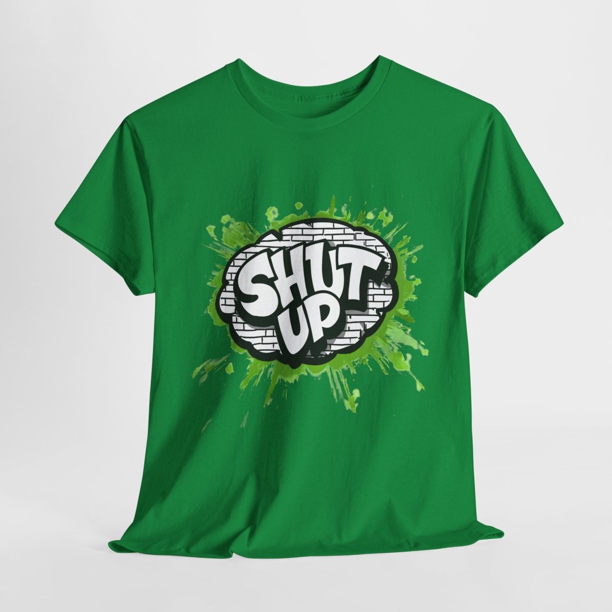 Shut Up Graffiti T-Shirt – Urban Streetwear mit Graffiti - Style - TeeGerDesign - T-Shirt - Crew neck