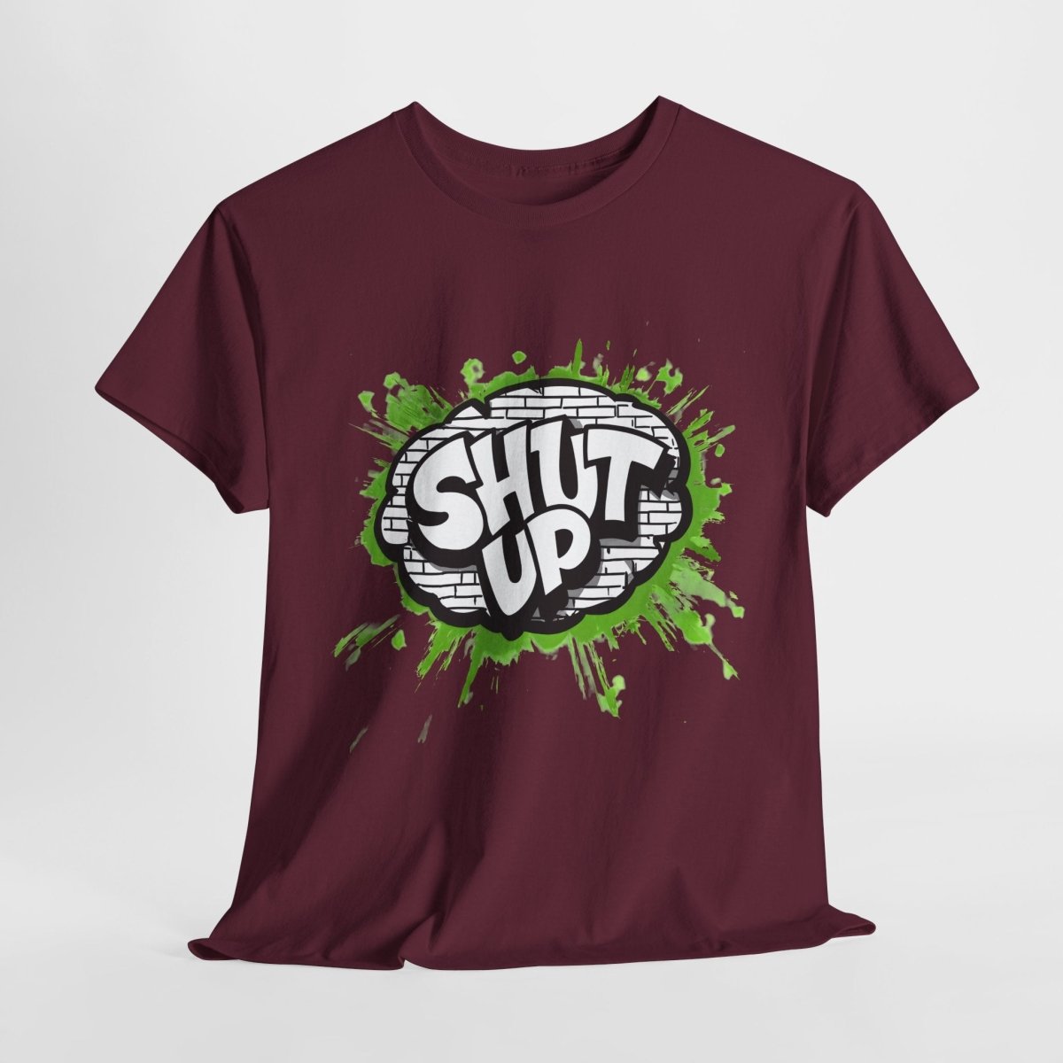 Shut Up Graffiti T-Shirt – Urban Streetwear mit Graffiti - Style - TeeGerDesign - T-Shirt - Crew neck