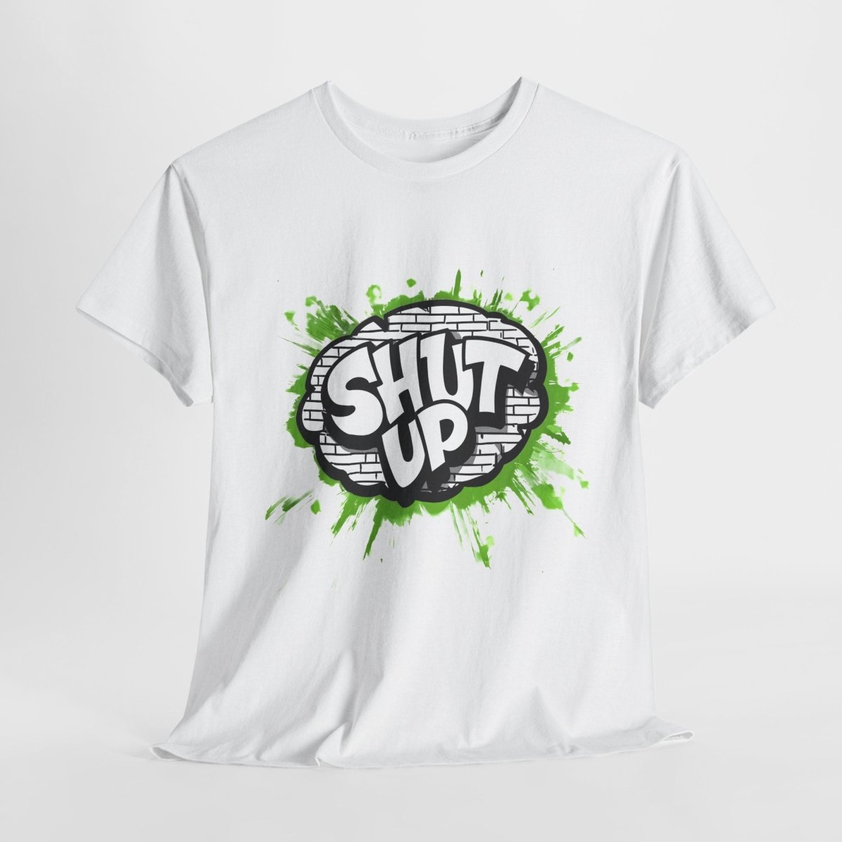 Shut Up Graffiti T-Shirt – Urban Streetwear mit Graffiti - Style - TeeGerDesign - T-Shirt - Crew neck