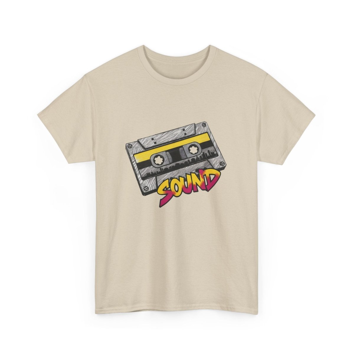 Sound Tape T-Shirt - TeeGerDesign - T-Shirt - Crew neck