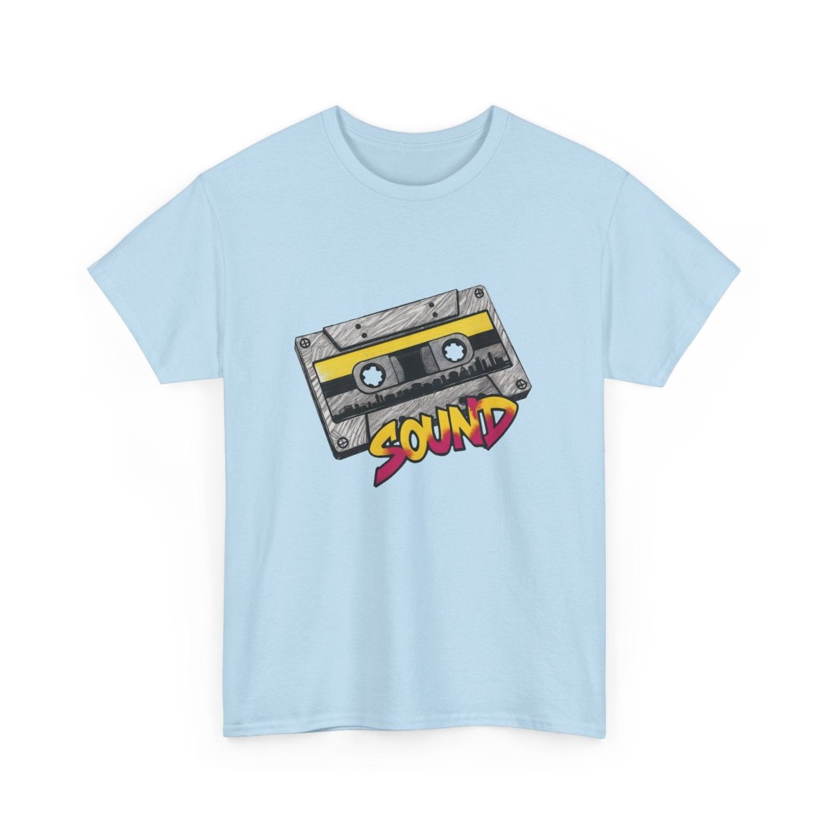 Sound Tape T-Shirt - TeeGerDesign - T-Shirt - Crew neck