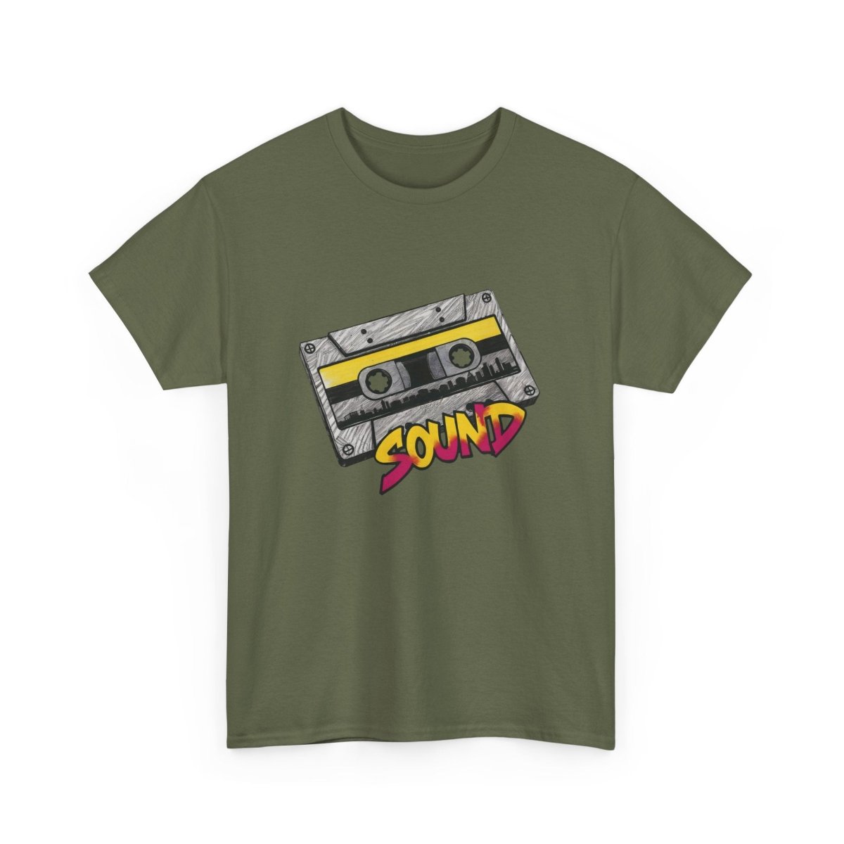 Sound Tape T-Shirt - TeeGerDesign - T-Shirt - Crew neck