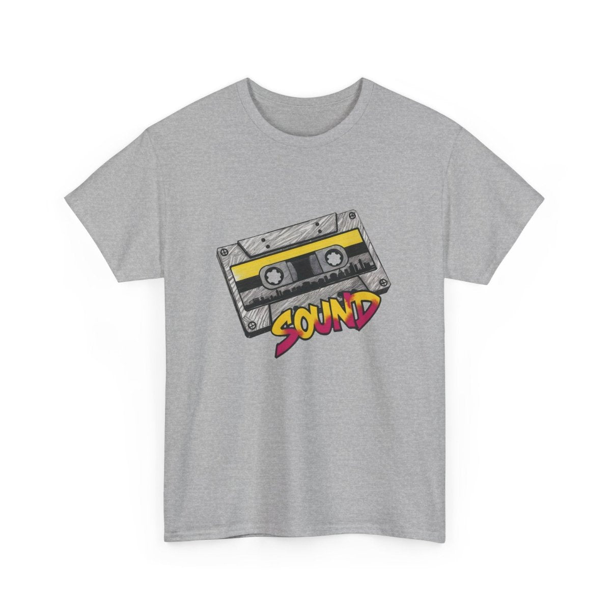 Sound Tape T-Shirt - TeeGerDesign - T-Shirt - Crew neck