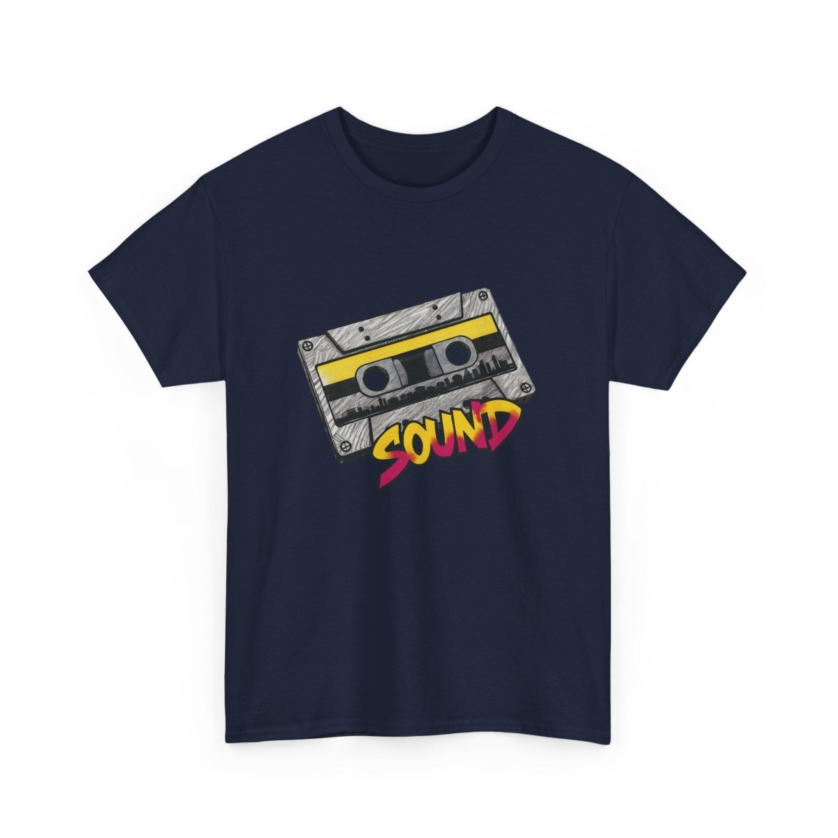 Sound Tape T-Shirt - TeeGerDesign - T-Shirt - Crew neck