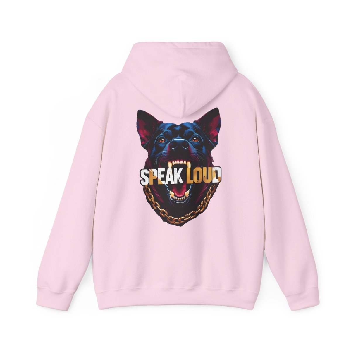 Speak Loud Hunde Hoodie - Rücken - TeeGerDesign - Hoodie - Back