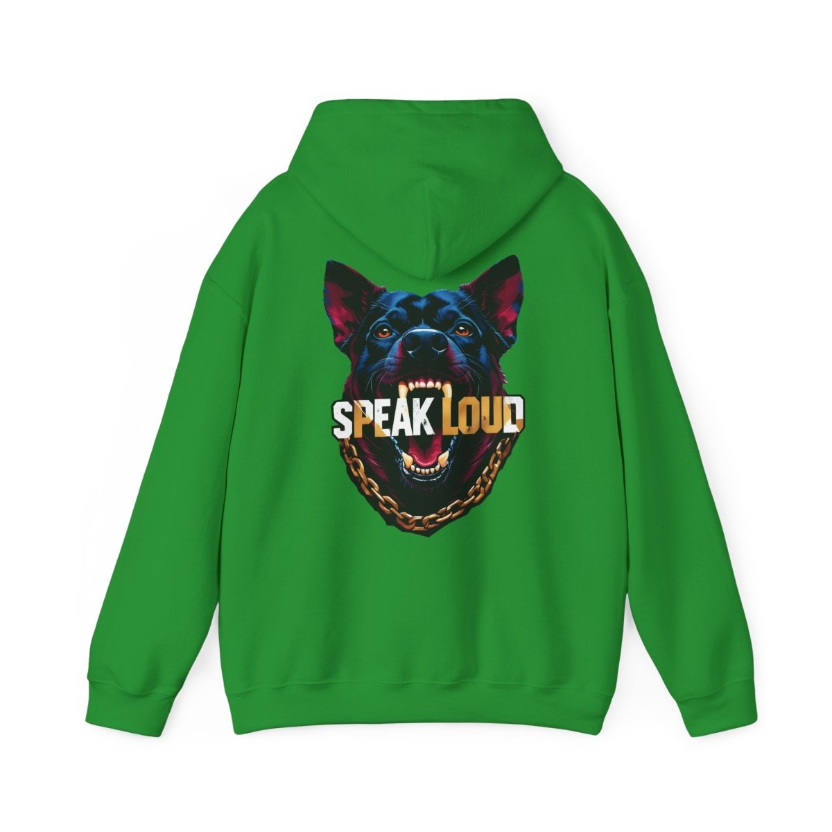 Speak Loud Hunde Hoodie - Rücken - TeeGerDesign - Hoodie - Back