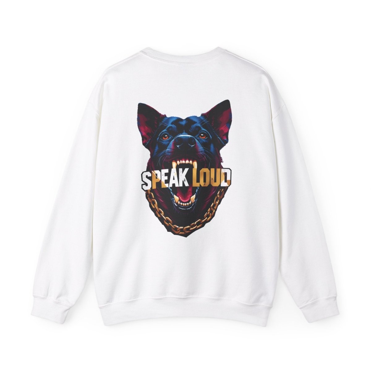 Speak Loud Hunde Sweatshirt - Rücken - TeeGerDesign - Sweatshirt - Crew neck