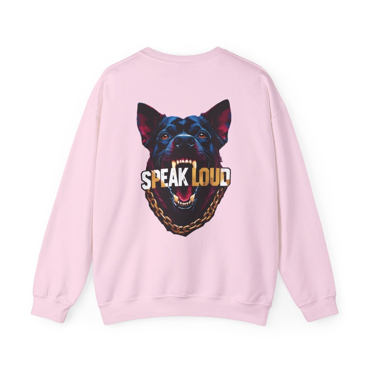 Speak Loud Hunde Sweatshirt - Rücken - TeeGerDesign - Sweatshirt - Crew neck