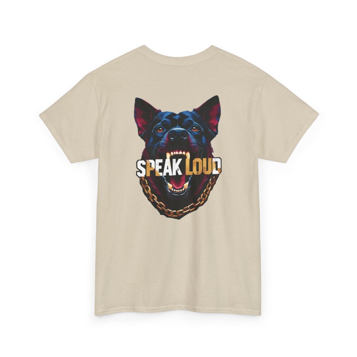 Speak Loud Hunde T-Shirt - Rücken - TeeGerDesign - T-Shirt - Crew neck