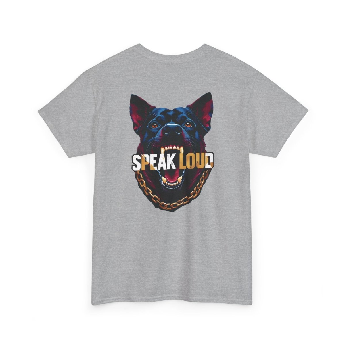 Speak Loud Hunde T-Shirt - Rücken - TeeGerDesign - T-Shirt - Crew neck