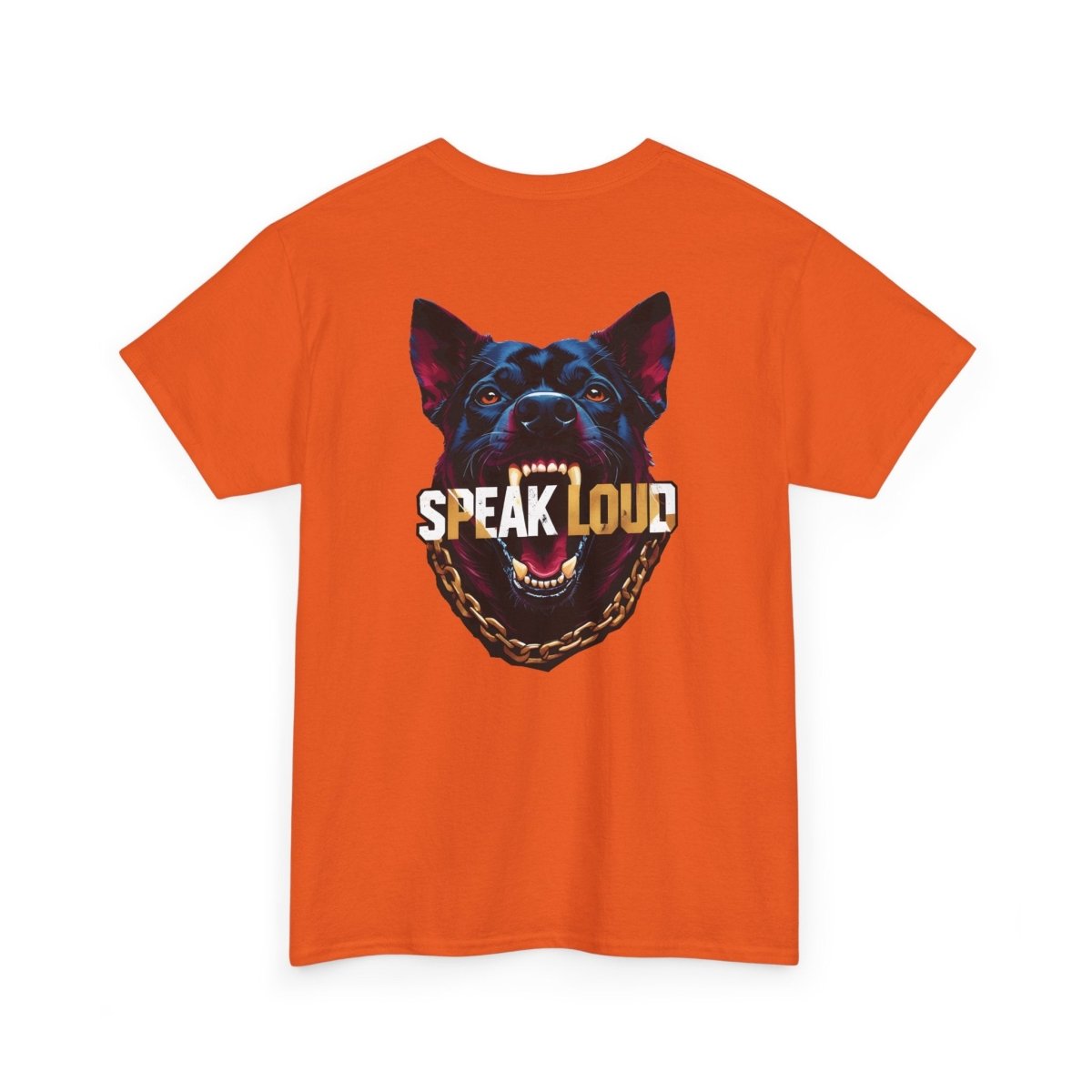 Speak Loud Hunde T-Shirt - Rücken - TeeGerDesign - T-Shirt - Crew neck