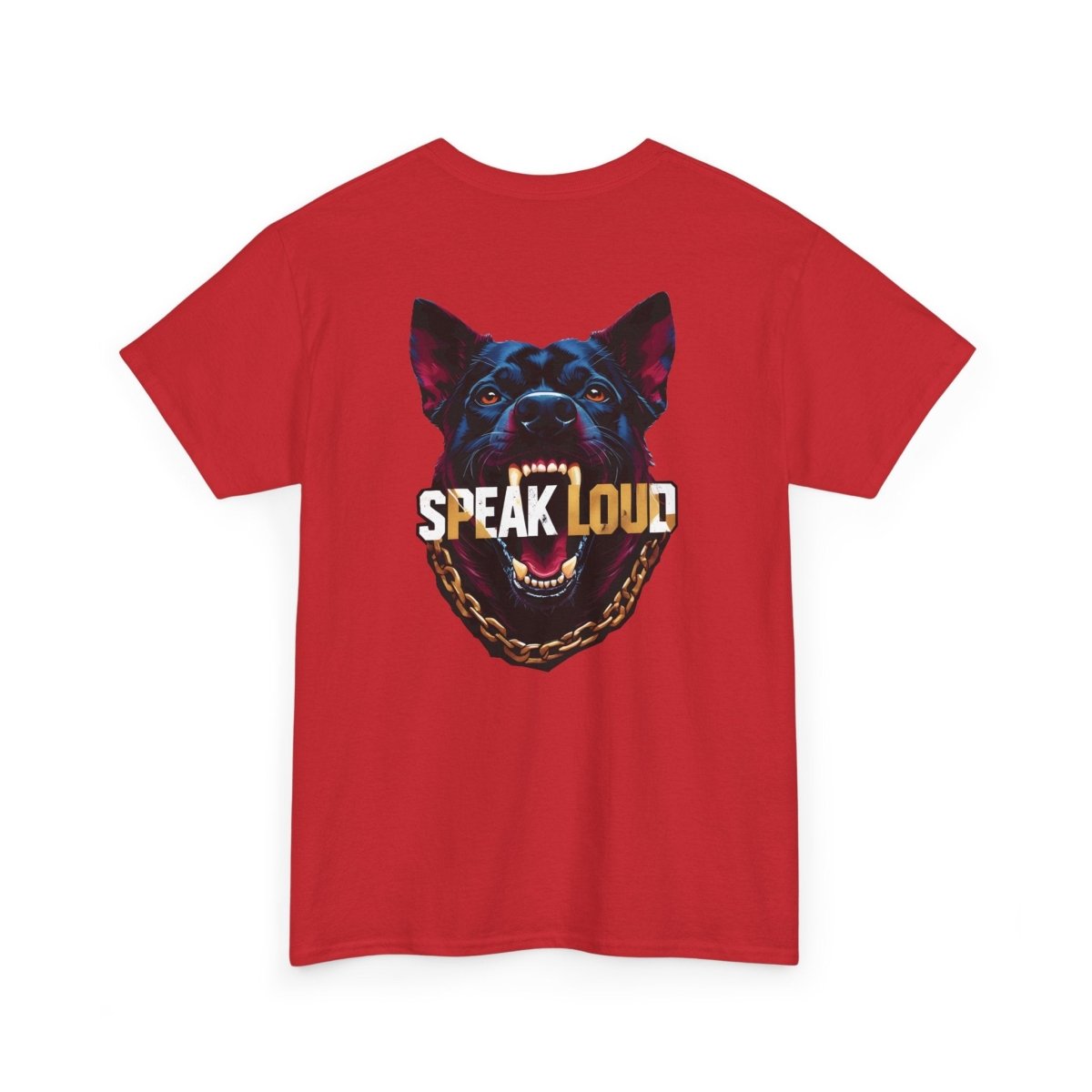 Speak Loud Hunde T-Shirt - Rücken - TeeGerDesign - T-Shirt - Crew neck