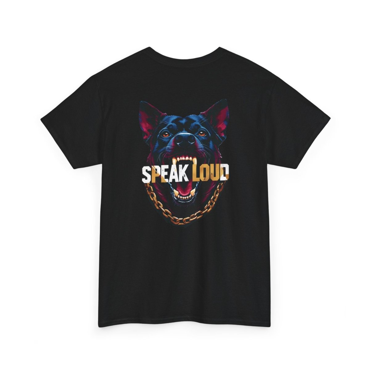 Speak Loud Hunde T-Shirt - Rücken - TeeGerDesign - T-Shirt - Crew neck