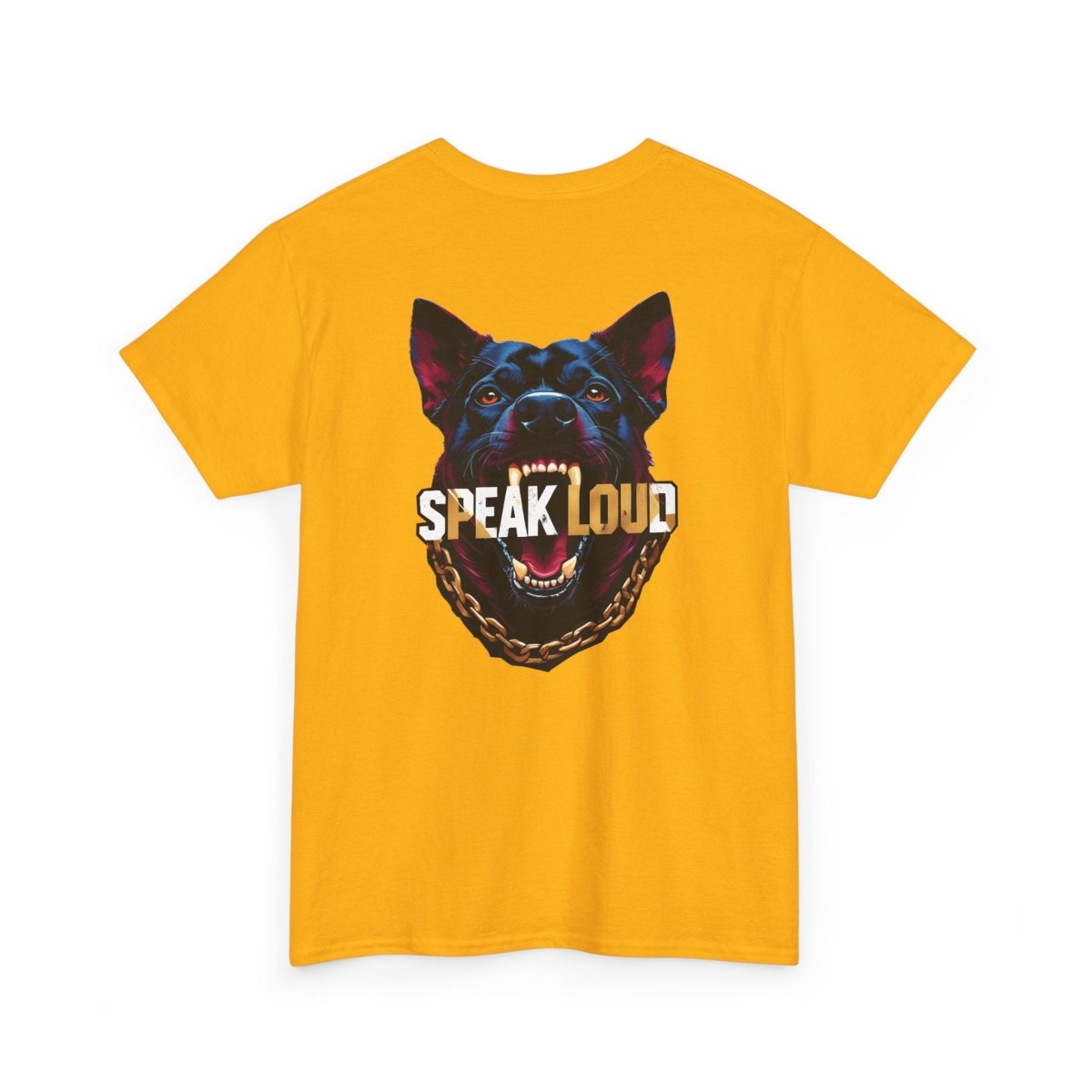 Speak Loud Hunde T-Shirt - Rücken - TeeGerDesign - T-Shirt - Crew neck