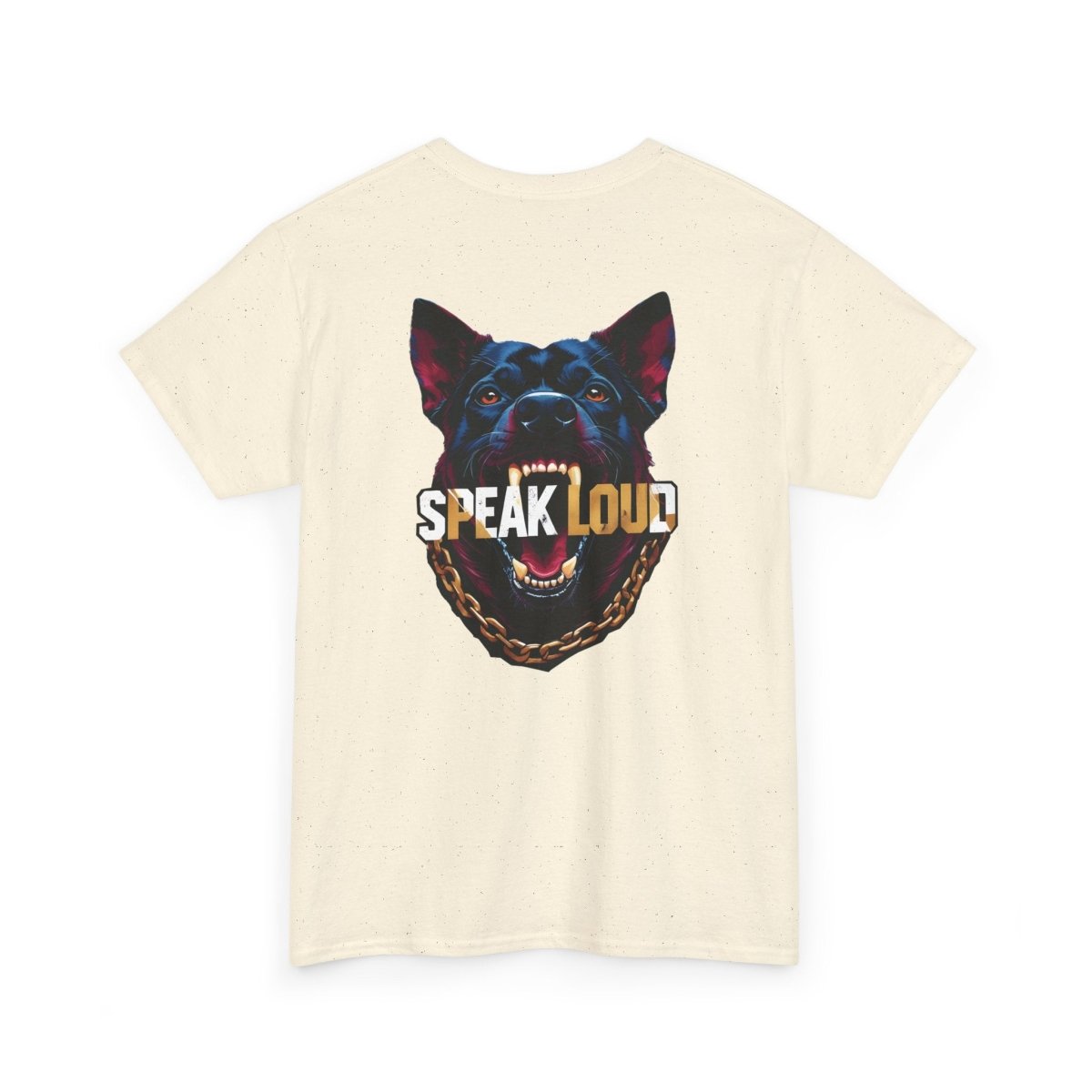 Speak Loud Hunde T-Shirt - Rücken - TeeGerDesign - T-Shirt - Crew neck