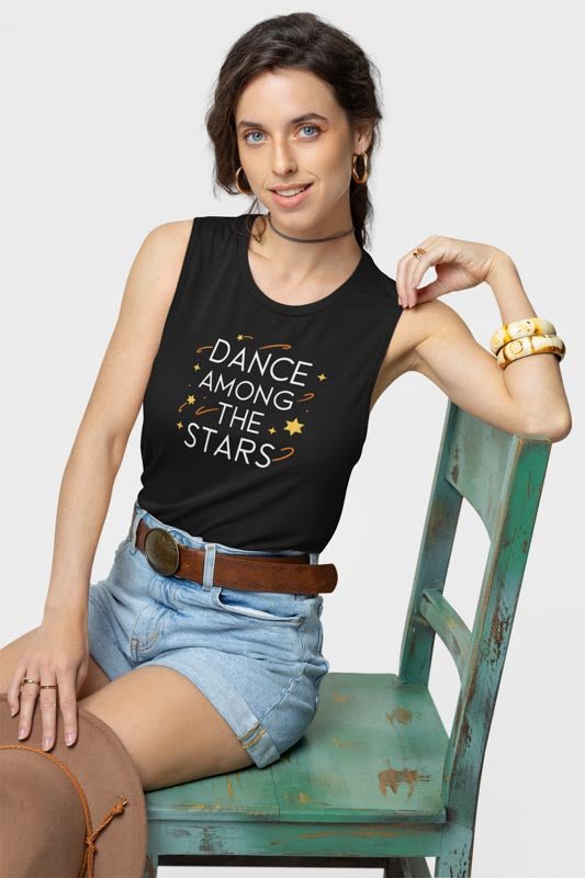 Stilvolles Dance Among the Stars Tank Top - TeeGerDesign - Tank Top - Cotton