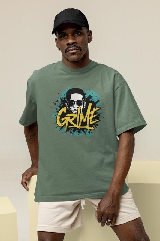 Stylisches GRIME T - Shirt - TeeGerDesign - T - Shirt - Crew neck