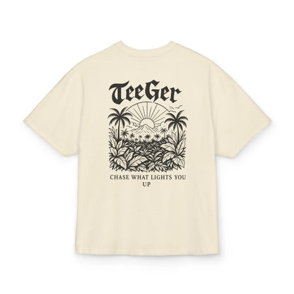 Taylor TeeGer Tropic Sun - Oversized Backprint Statement - Shirt - TeeGerDesign - T-Shirt - Backprint