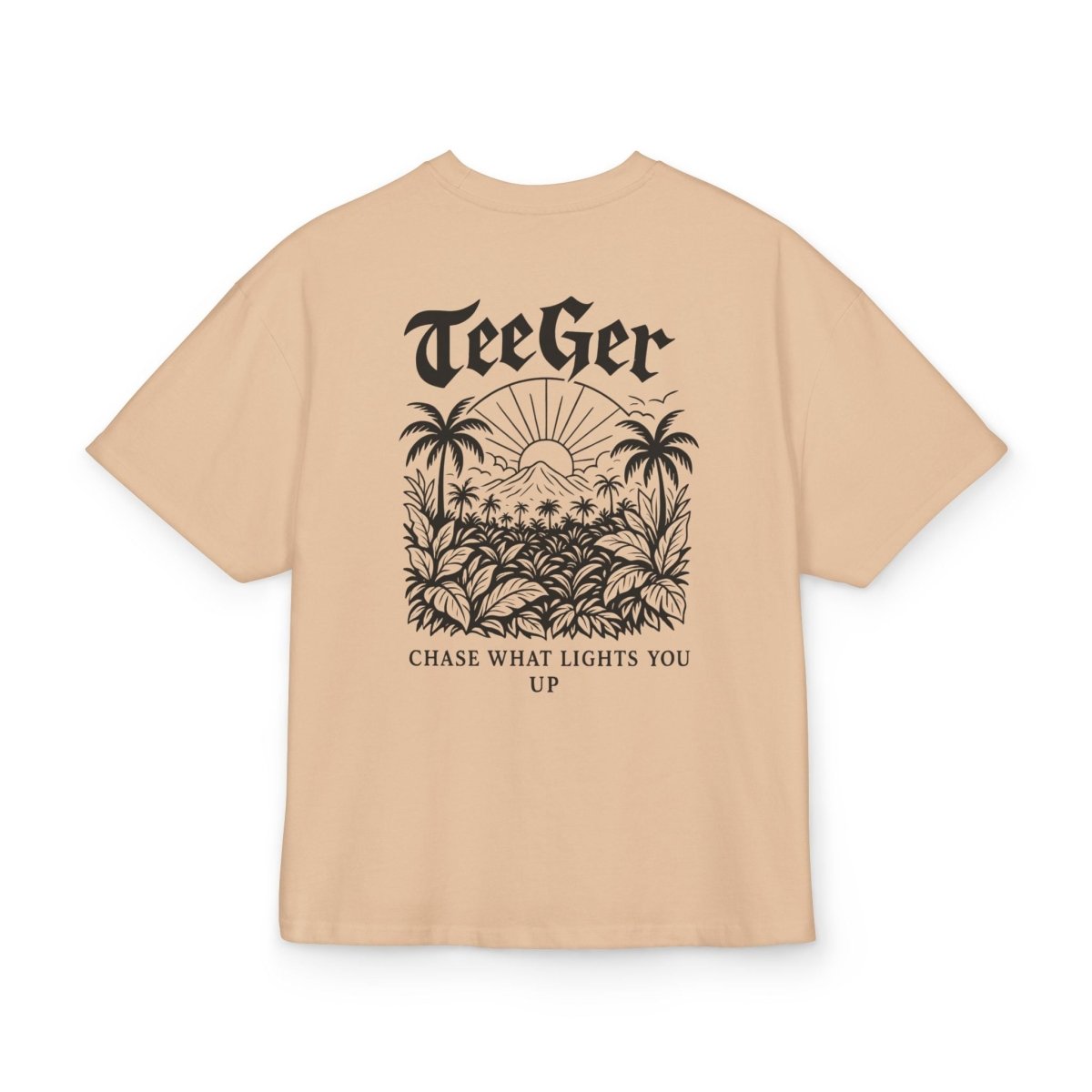 Taylor TeeGer Tropic Sun - Oversized Backprint Statement - Shirt - TeeGerDesign - T-Shirt - Backprint