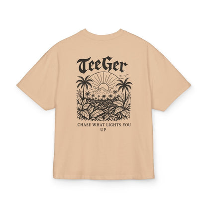 Taylor TeeGer Tropic Sun - Oversized Backprint Statement - Shirt - TeeGerDesign - T-Shirt - Backprint