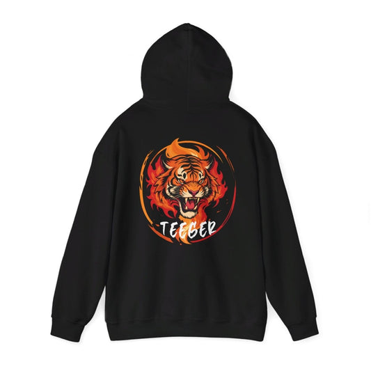 TeeGer Hoodie mit Feuering und Tiger - TeeGerDesign - Hoodie - Brand