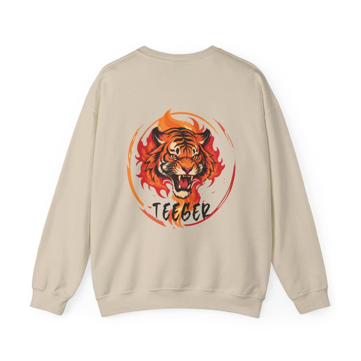 TeeGer Sweatshirt - Feuerkreis und Tiger Design - TeeGerDesign - Sweatshirt - Brand