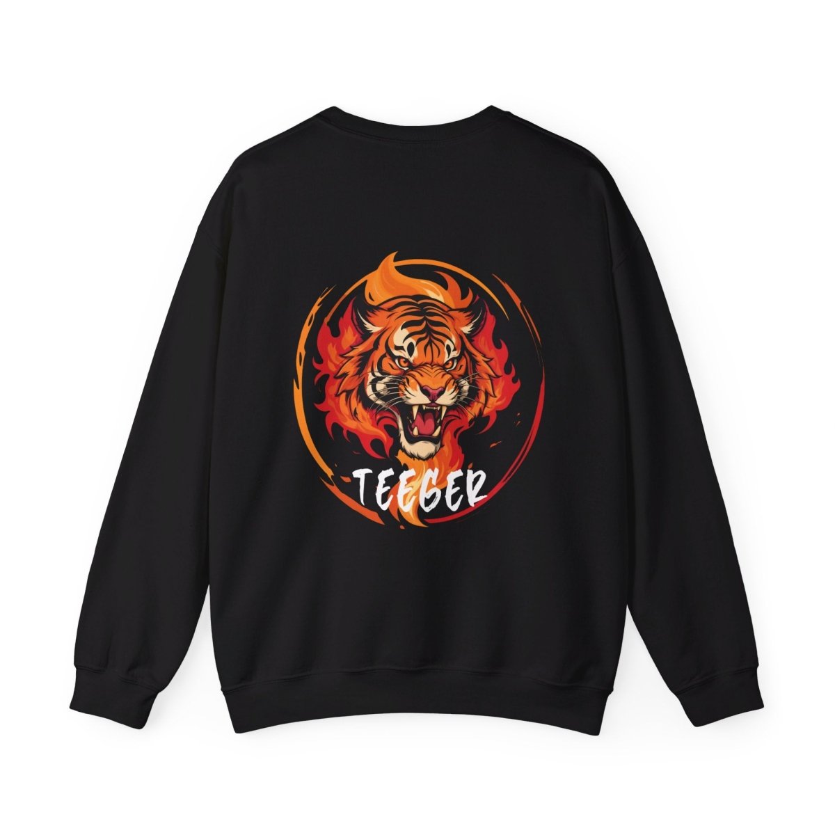 TeeGer Sweatshirt - Feuerkreis und Tiger Design - TeeGerDesign - Sweatshirt - Brand