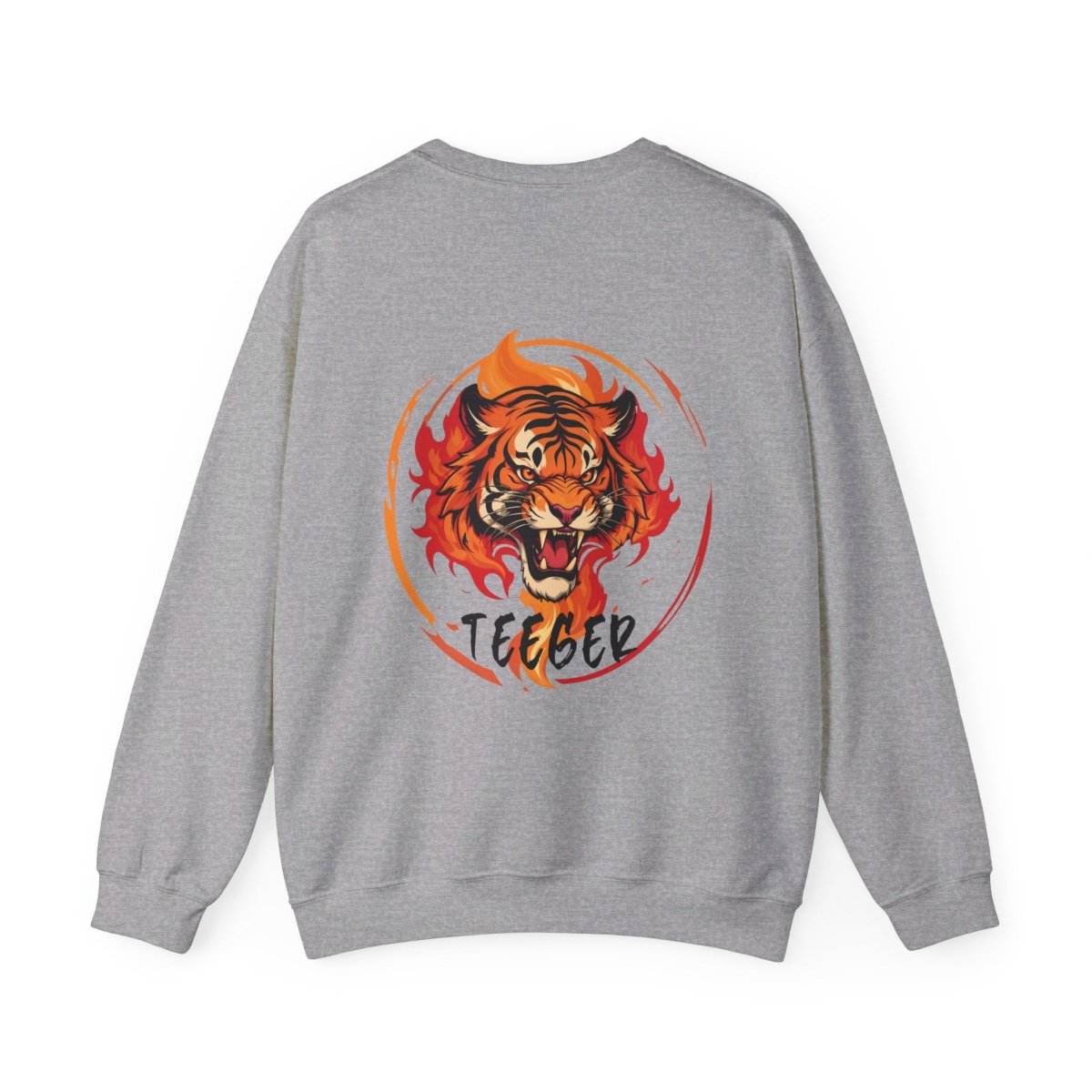 TeeGer Sweatshirt - Feuerkreis und Tiger Design - TeeGerDesign - Sweatshirt - Brand