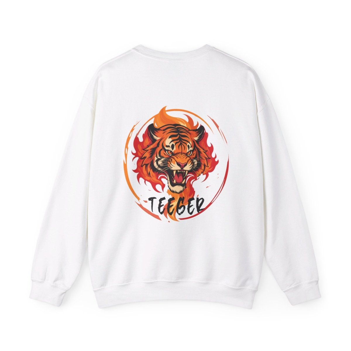 TeeGer Sweatshirt - Feuerkreis und Tiger Design - TeeGerDesign - Sweatshirt - Brand