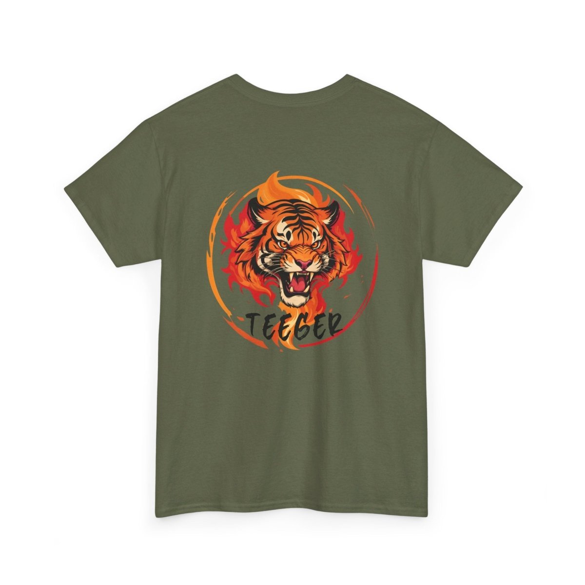 TeeGer T - Shirt - Feuerkreis und Tiger Design - TeeGerDesign - T - Shirt - Brand